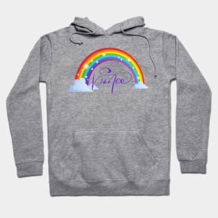 Dance Rainbow with sparkles Pink Dancer Gift Hoodie